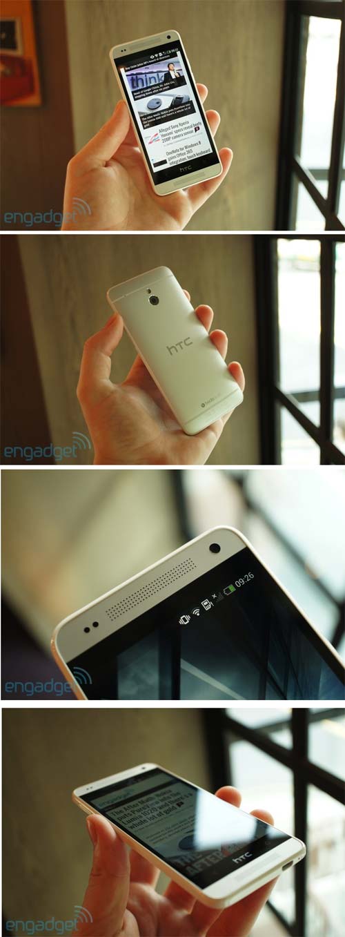 Журналисты с Engadget наложили руки на смартфон HTC One mini