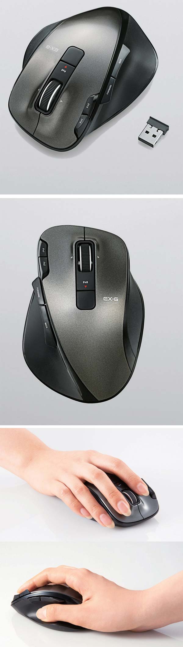 Elecom M-XG3DLBK - новая беспроводная мышка