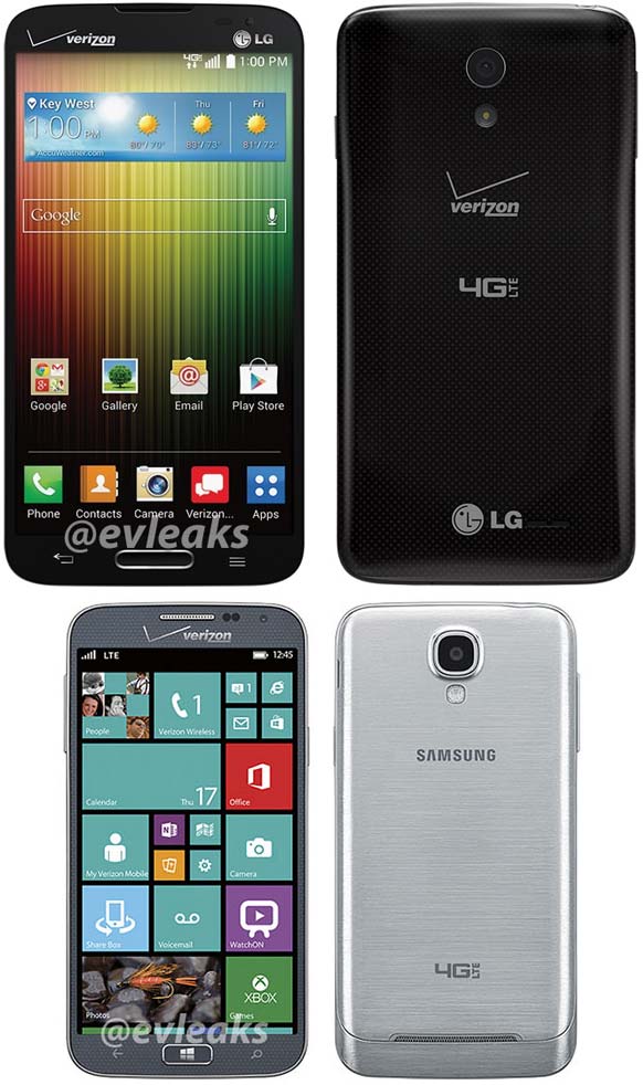 Аппараты LG Lucid 3 и Samsung ATIV SE