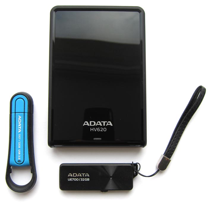 ADATA DashDrive HV620 по сравнению с флешками