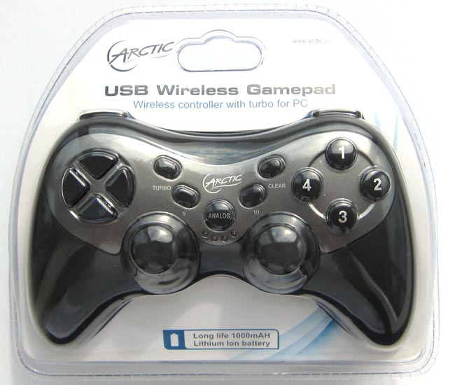 Упаковка USB Wireless Gamepad от ARCTIC, фото 1