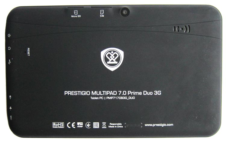 Планшет MultiPad 7.0 Prime Duo 3G, вид сзади