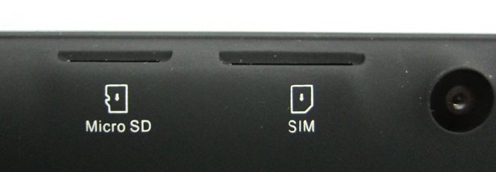 Слоты для MicroSD/SDHC карточек и SIM карт