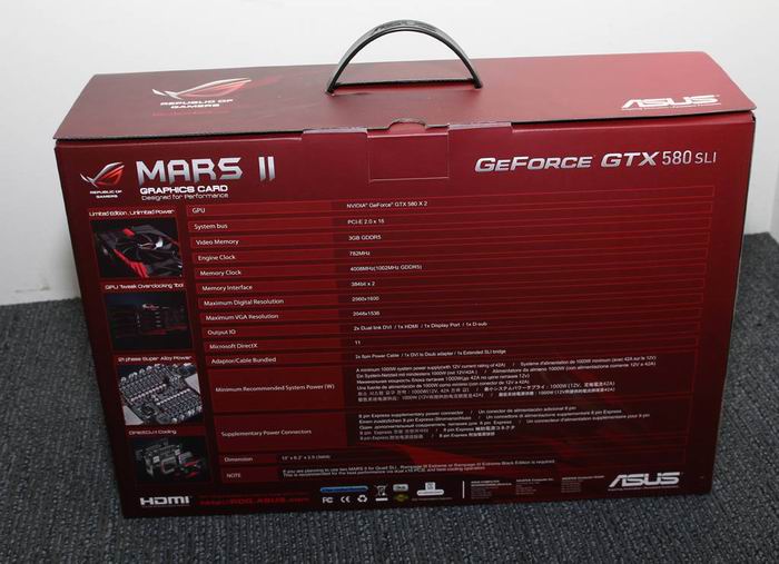 Свежие фотографии двуглавой видеокарты ASUS MARS II