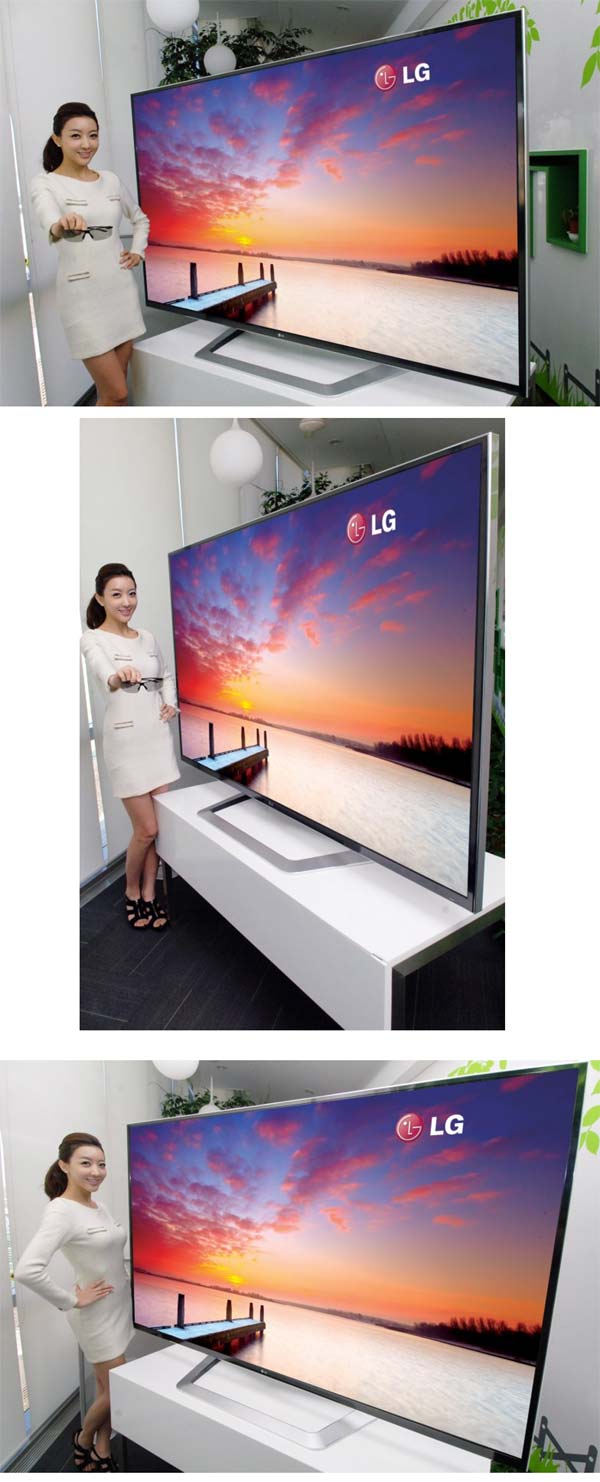 84-х дюймовый телевизор от LG с разрешением экрана 3840x2160