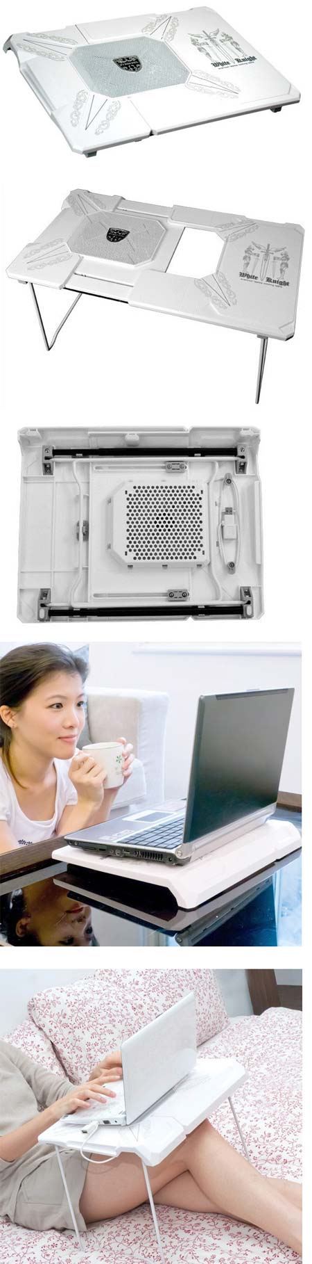 Evercool White Knight - новая подставка-охладитель для ноутбков