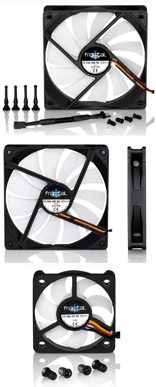 Fractal Design предлагает вентиляторы Silent Series R2