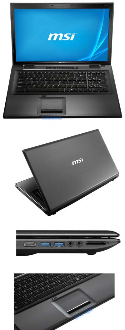 Несколько фотографий MSI CX70 / CR70