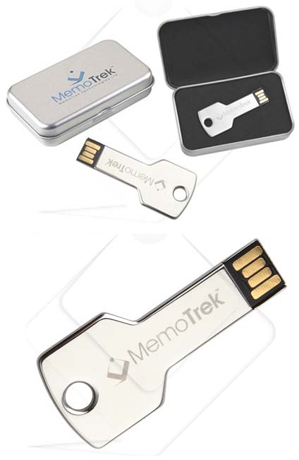 MemoTrek MetalKey - флешка в виде ключа