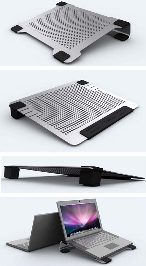 Рендеры пассивного кулера для ноутбуков от Orico