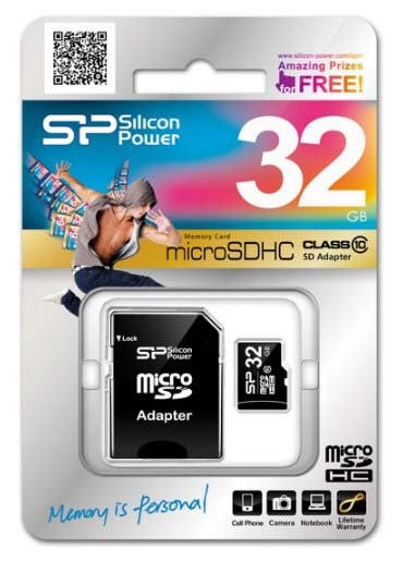 Очередная 32ГБ карта памяти microSDHC Class 10, на этот раз от Silicon Power