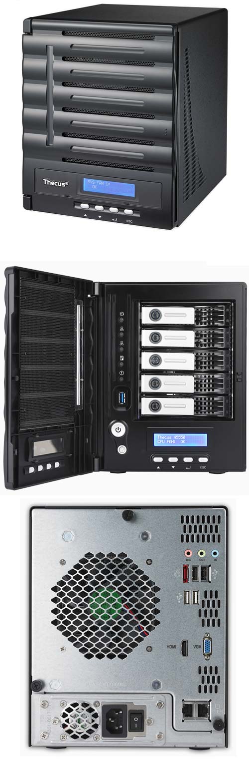 Большая файлопомойка от Thecus - N5550 Большая файлопомойка от Thecus - N5550