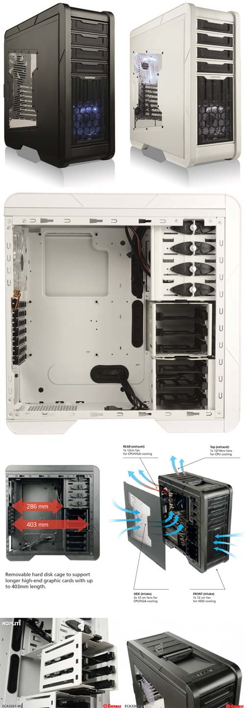 Новые варианты Enermax Hoplite ST