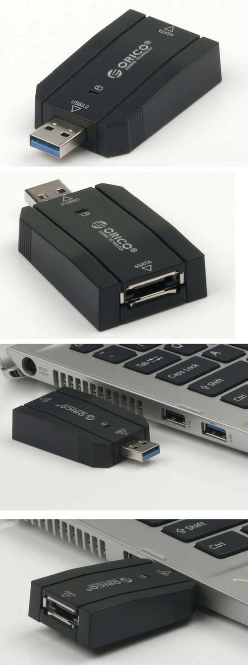 Переходник CT6539U3E с USB 3.0 на eSATA от Orico 