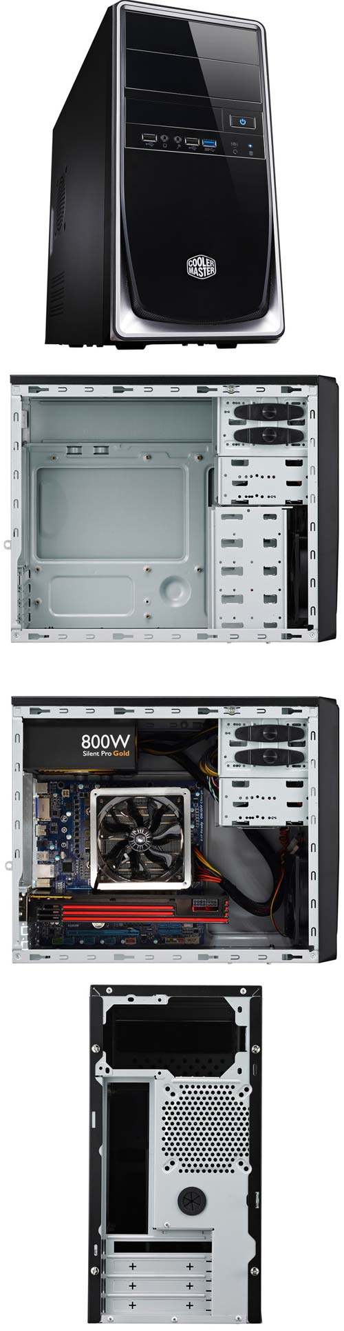 Elite 344 Silver - новый корпус от Cooler Master