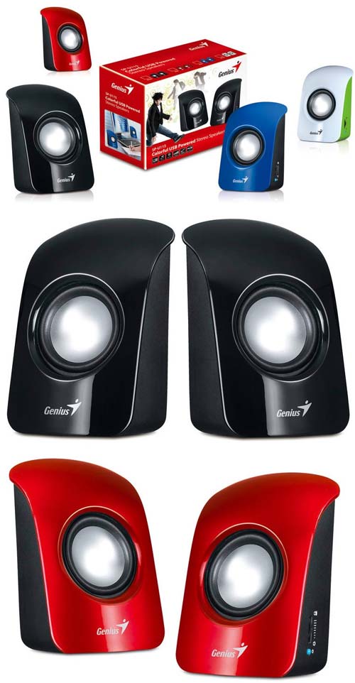 Genius предлагает стерео-колонки SP-U115
