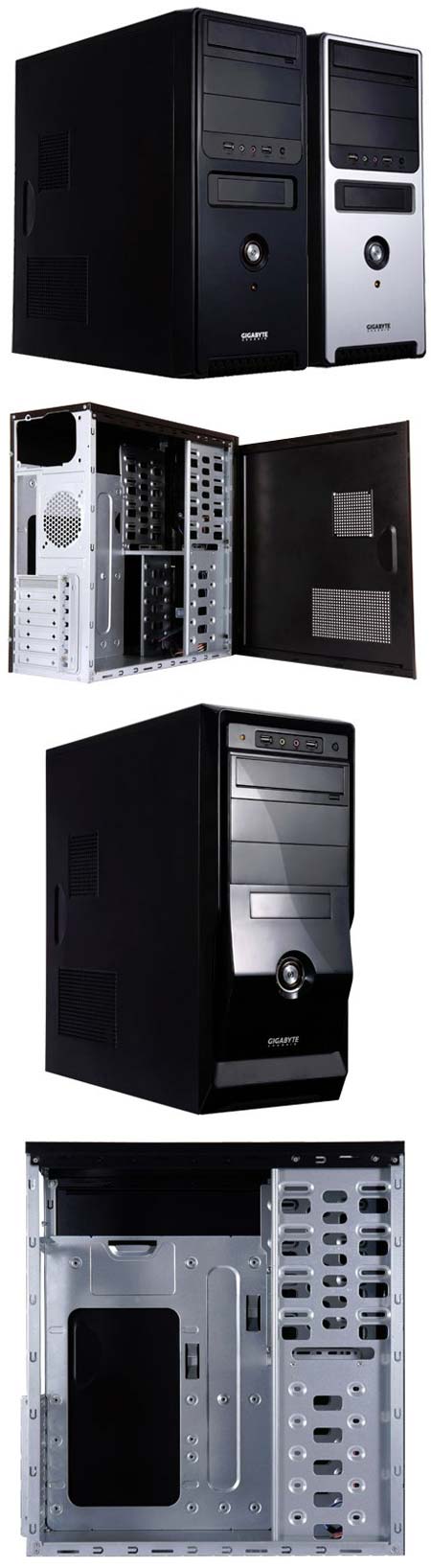 Gigabyte представляет корпуса GZ-F2 и GZ-F5