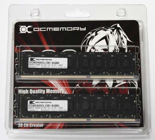 Новый набор оперативной памяти от OCMemory - OCM2400CL10D-8GBN