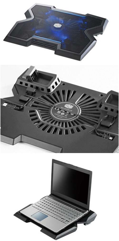 Cooler Master представляет кулер для ноутбуков NotePal X3