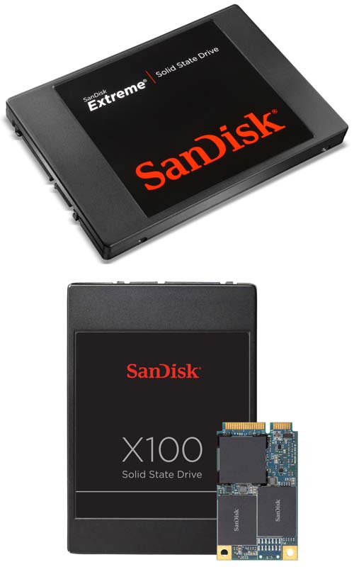 SanDisk предлагает твердотельные накопители Х100 и Extreme