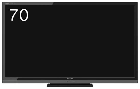 Большой телевизор с длинным названием - Sharp AQUOS Quatron LC-70Q7