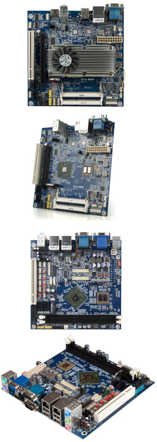 Первые два фото - VIA EPIA-M900, прочие - EPIA-M910