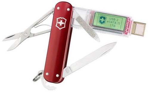 Кому 1ТБ накопитель из ножа? Встречайте Victorinox SSD Кому 1ТБ накопитель из ножа? Встречайте Victorinox SSD