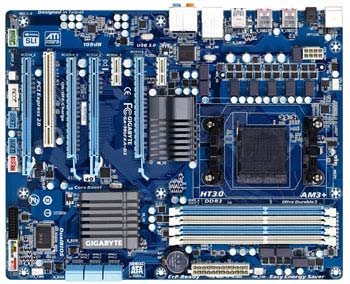 На фото Gigabyte GA-990FXA-D3 На фото Gigabyte GA-990FXA-D3
