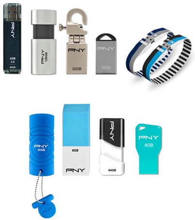 Многообразие флешек от PNY