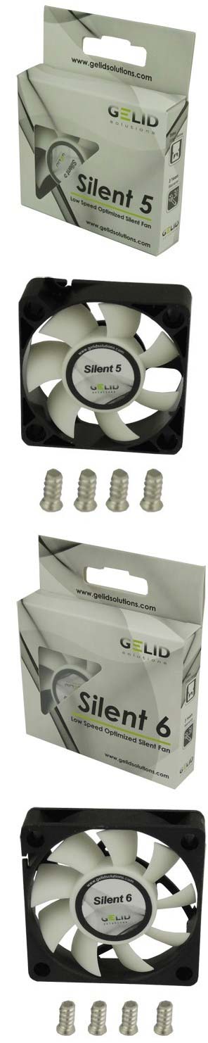 GELID предлагает новые вентиляторы серии Silent