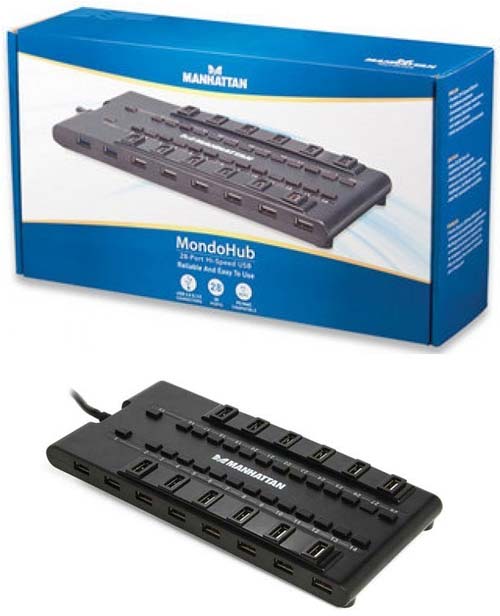 Manhattan MondoHub - 28 USB портов в распоряжении пользователя