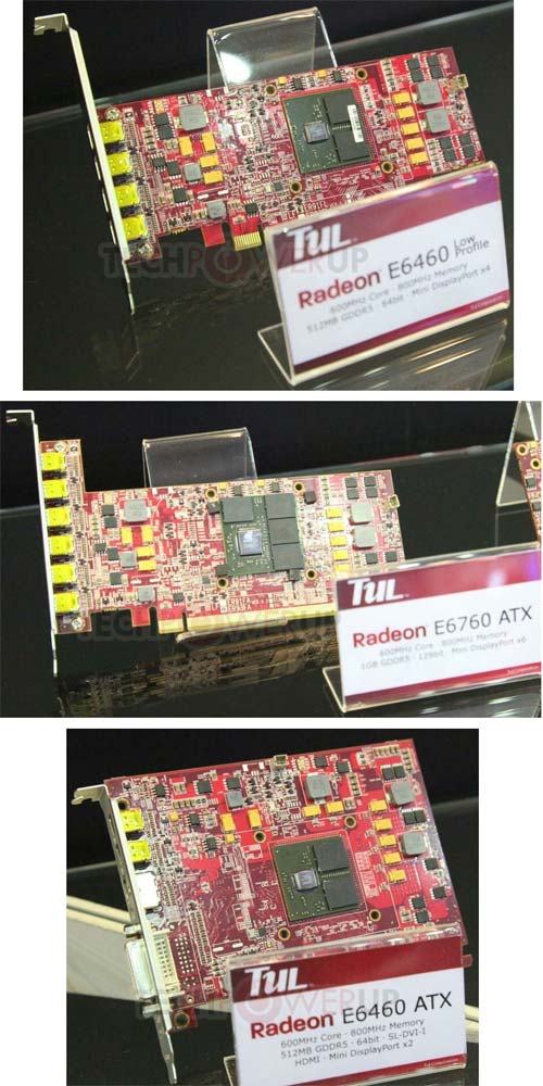 Десктопные видеокарты на базе Radeon E6000