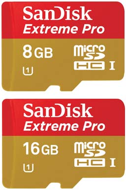 SanDisk предлагает карты памяти Extreme Pro microSDHC UHS-I