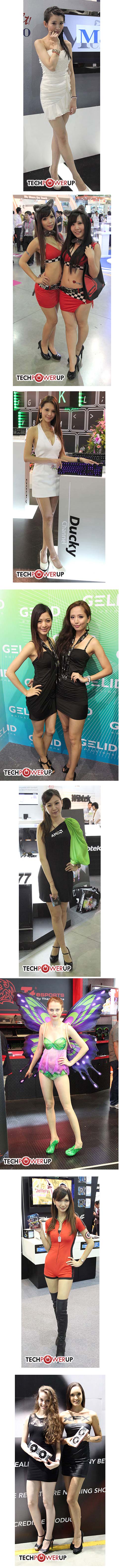 Computex 2012 Booth Babes с TechPowerUp