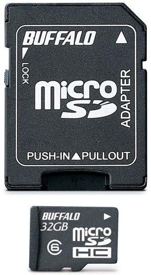 Новая линейка карточек памяти microSDHC от Buffalo - RMSD-C6SA