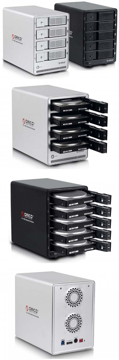 Orico предлагает RAID устройства 9548RUS3 и 9558RUS3