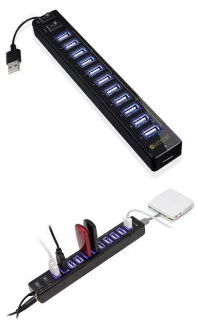 Ну и дела! USB хаб на 12 портов - Satechi UH-12P