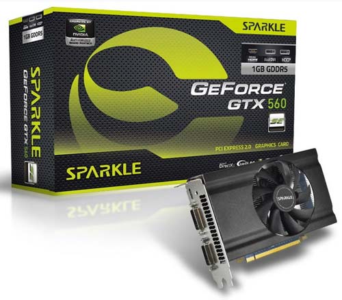 Видеокарта GeForce GTX 560 SE в исполнении Sparkle