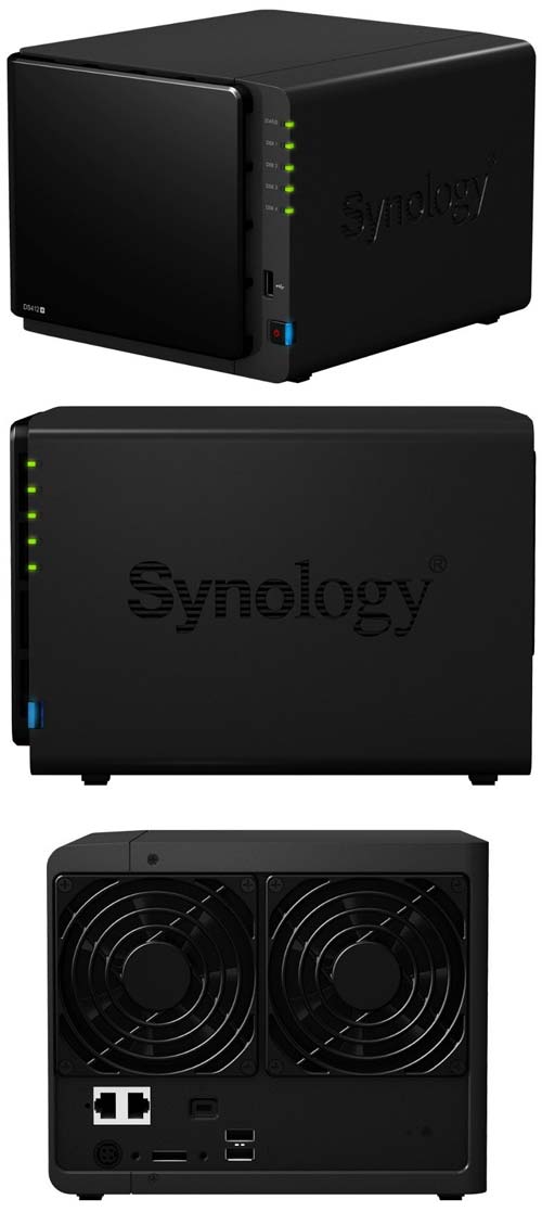 Synology предлагает компактные файлопомойки DiskStation DS412 Plus