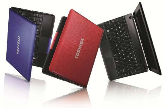 Новые нетбуки от Toshiba - Mini NB510, Mini NB520