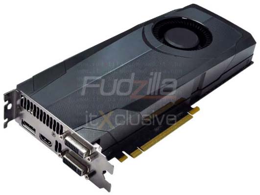 Фотография GeForce GTX 680 с Fudzilla
