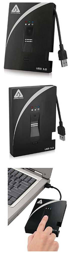 Внешний USB 3.0 винчестер Apricorn Aegis Bio 3.0