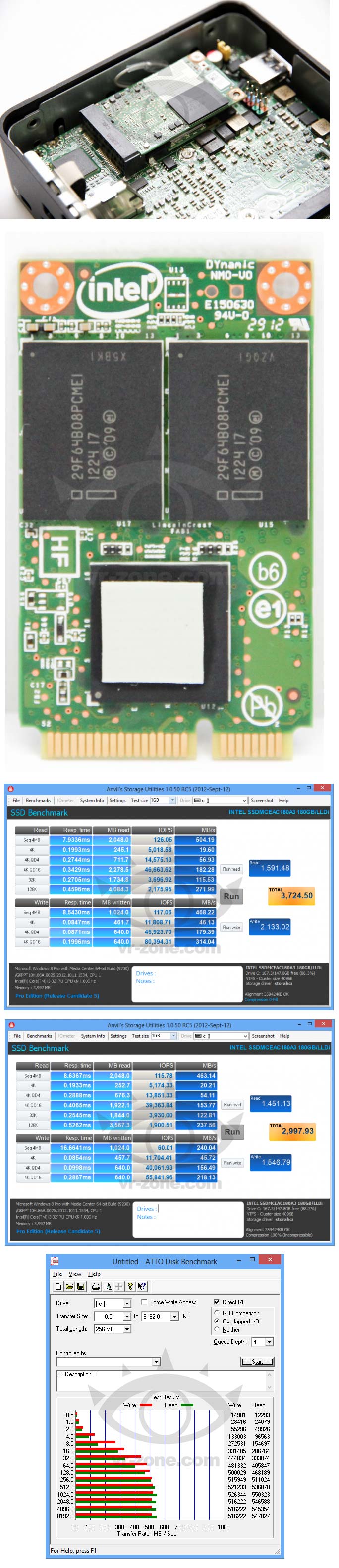 Тест Intel SSD 525 на 180ГБ