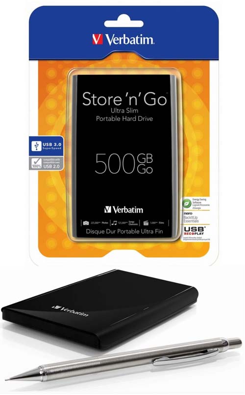 Verbatim предлагает накопитель Store 'n' Go Ultra Slim
