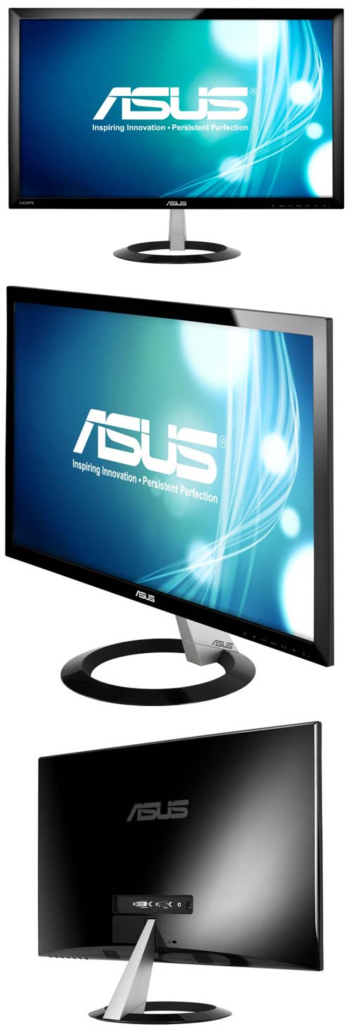 ASUS предлагает мониторы VX238T и VX238H ASUS предлагает мониторы VX238T и VX238H