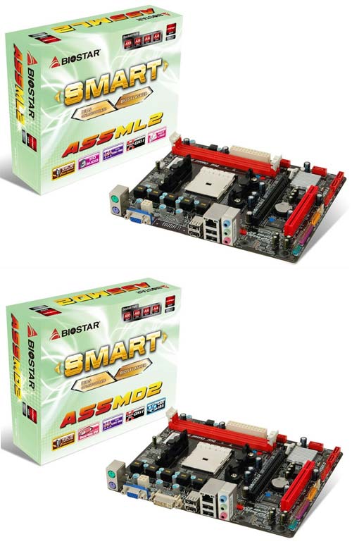 Biostar представляет материнские платы A55MD2 и A55ML2