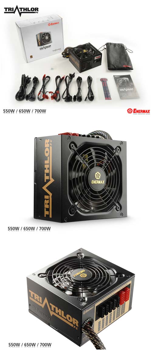 Enermax выпускает блоки питания Triathlor FC