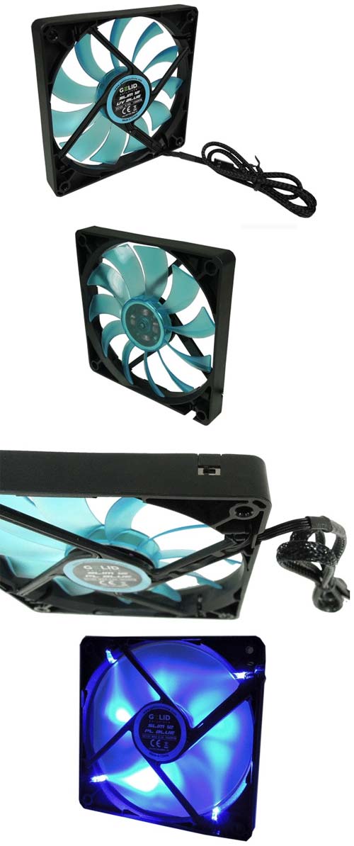 Новинки от Gelid - вентиляторы Slim 12 UV Blue и Slim 12 PL Blue Новинки от Gelid - вентиляторы Slim 12 UV Blue и Slim 12 PL Blue