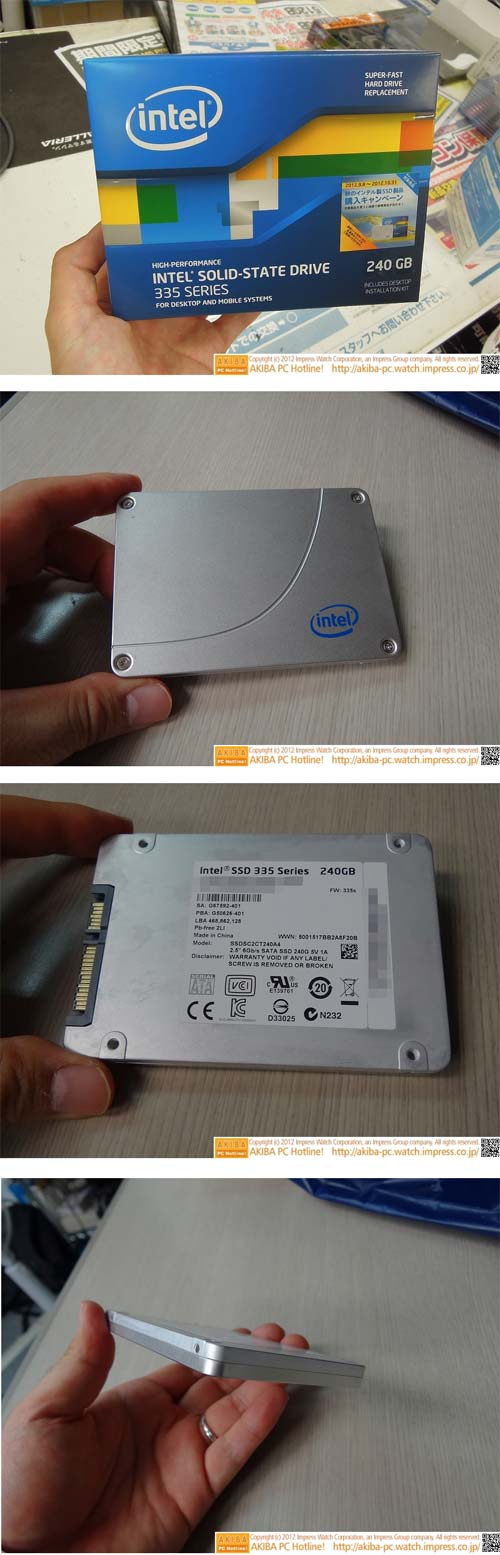 Фото Intel SSD 335 из Японии