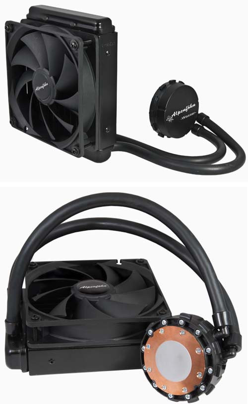 Alpenfohn Wasser охладит процессор... как-нибудь